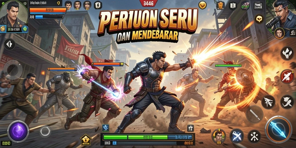 Tampilan gameplay aksi seru di dalam 3446 dengan grafis menakjubkan.