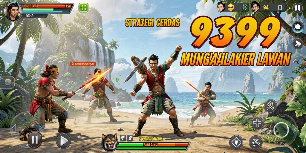 Tampilan menarik dari gameplay 9399 yang menuntut strategi cerdas.