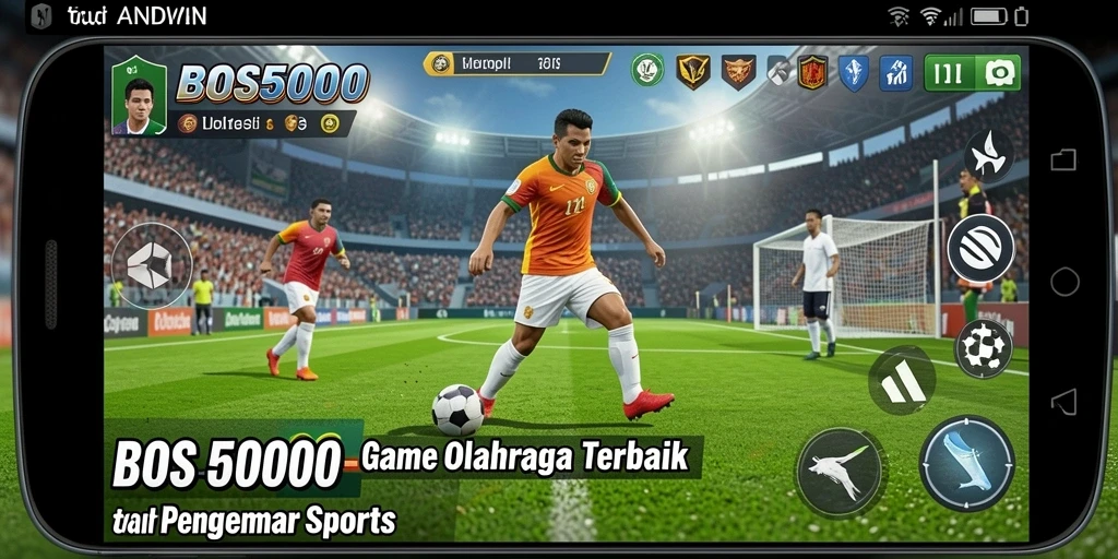 Tampilan gameplay yang dinamis dan seru di BOS5000.