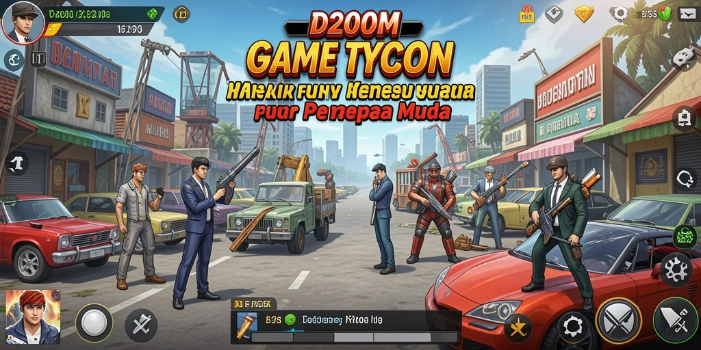 Tampilan gameplay D200M yang seru dan menantang.