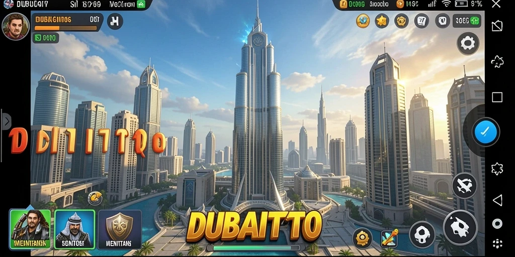 Tampilan screenshot DUBAITOTO yang menunjukkan gameplay seru Tower Defense.