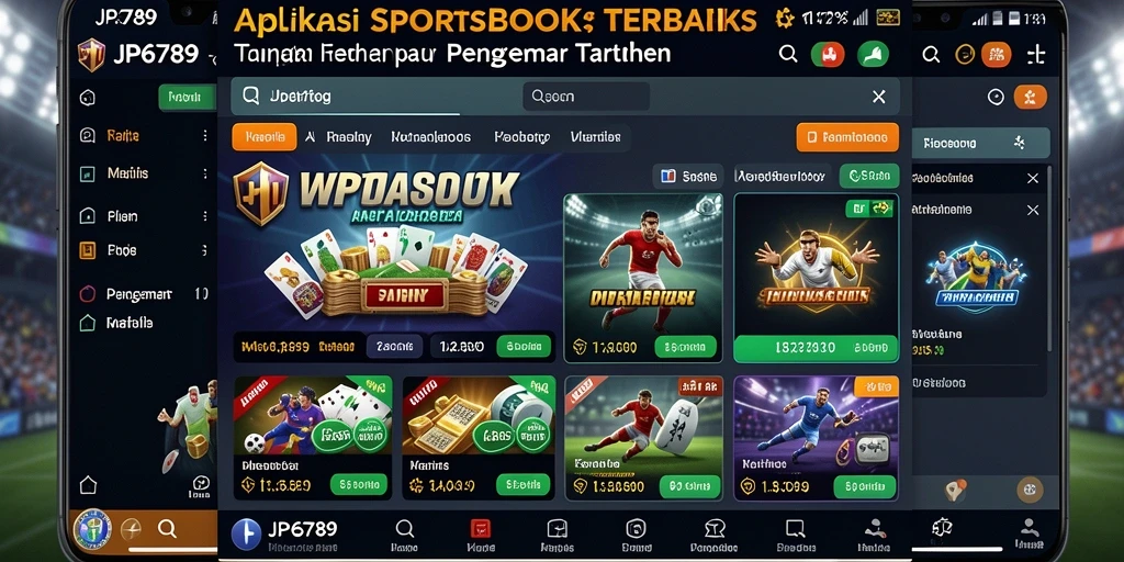 Tangkapan layar gameplay menarik dari aplikasi Sportsbook JP6789.