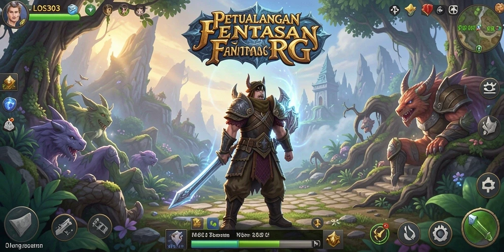 Tangkapan layar menunjukkan pertempuran seru dalam LOS303 dengan efek visual yang menawan.