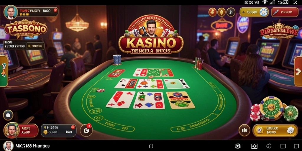Tampilan gameplay Kasino yang mendebarkan di MDG188.