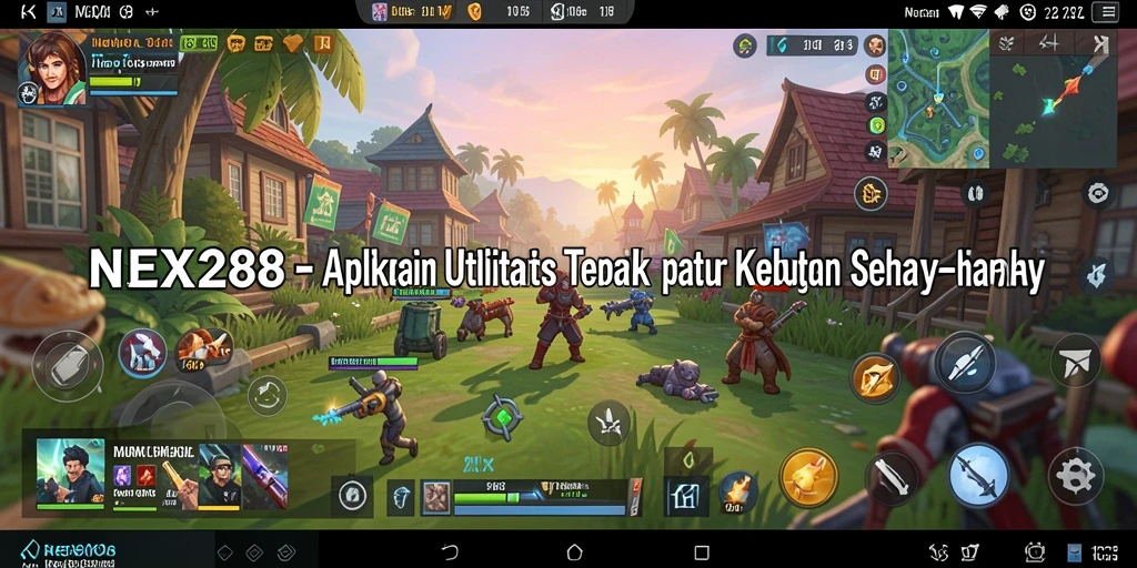 Tampilan antarmuka NEX288 yang sederhana dan intuitif.