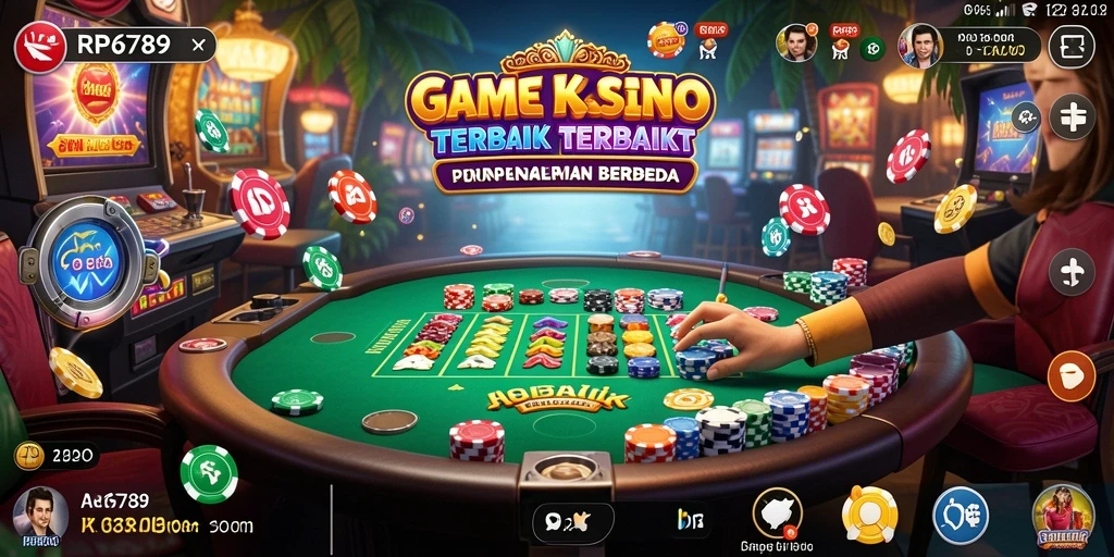 Screenshot utama RP6789 menampilkan aksi seru permainan Kasino.