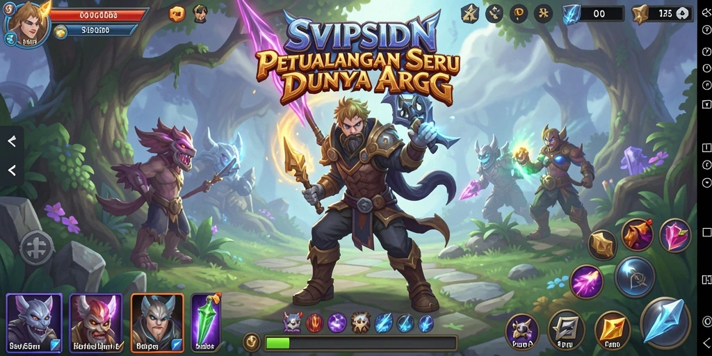 Tampilan gameplay seru dari SVIPSIDN dengan aksi pertempuran mendebarkan.