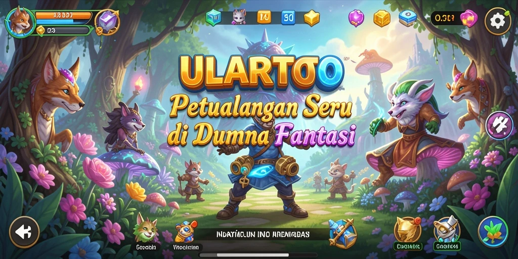 Gameplay ULARTOTO menampilkan petualangan menakjubkan di dunia fantasi.